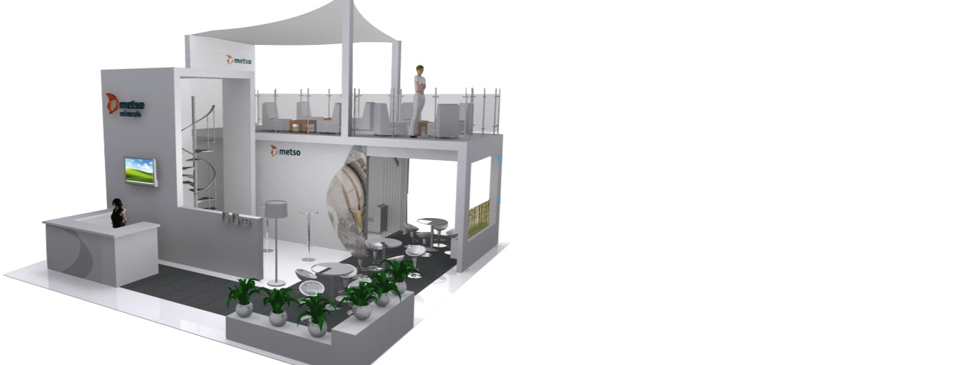 Stand custom diseñado para exposición